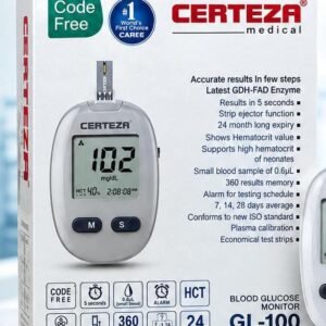 Certeza GL-100 Glucose Monitoring System