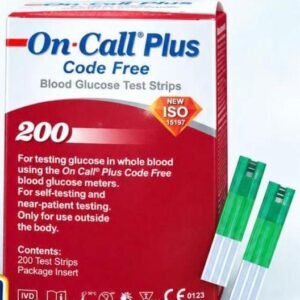 On Call Plus Code-Free Blood Glucose Test Strips 4 X 50