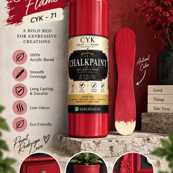 CYK Chalk Paint Crimson Flame CYK-71