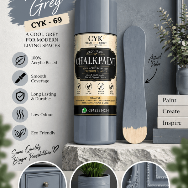 CYK Chalk Paint Frost Grey CYK-69