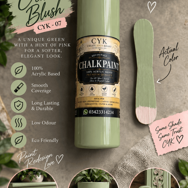 CYK Chalk Paint Olive Blush CYK-07