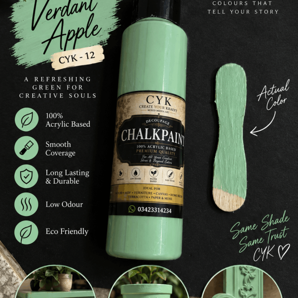 CYK Chalk Paint Verdant Apple CYK-12
