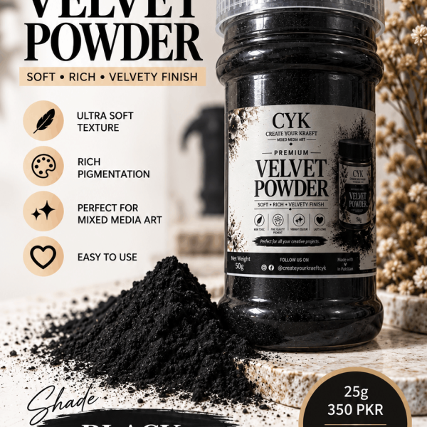 CYK Velvet Powder Black