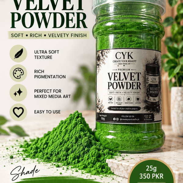 CYK Velvet Powder Green