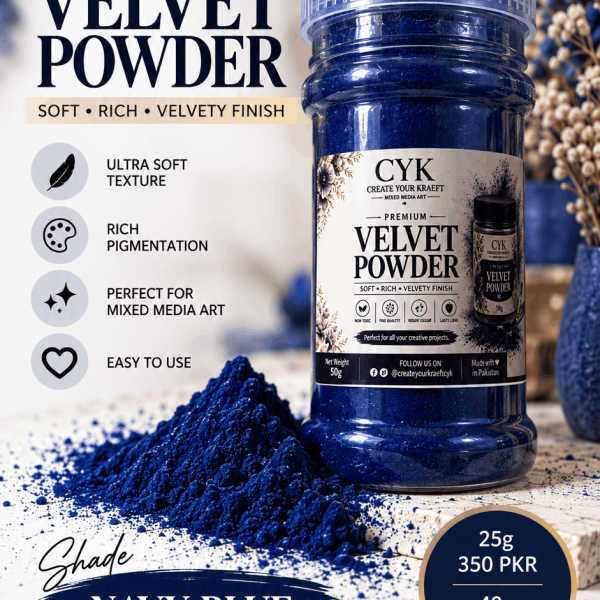 CYK Velvet Powder Royal Blue